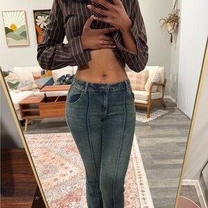 Women's High-Rise Slim Jeans in Washed Blue